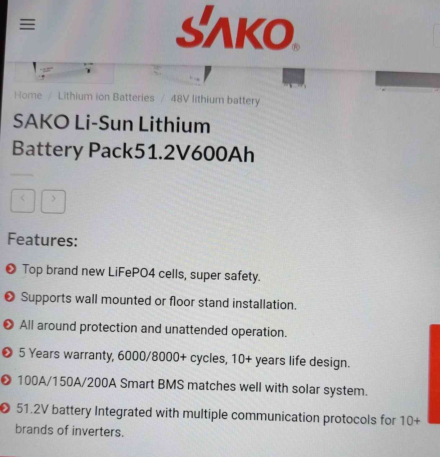 يتوفر اجهزة وبطاريات نوع ساكو SAKO باسعار مناسبة
للاستفسار
*********** واتساب
م. مصطفى

