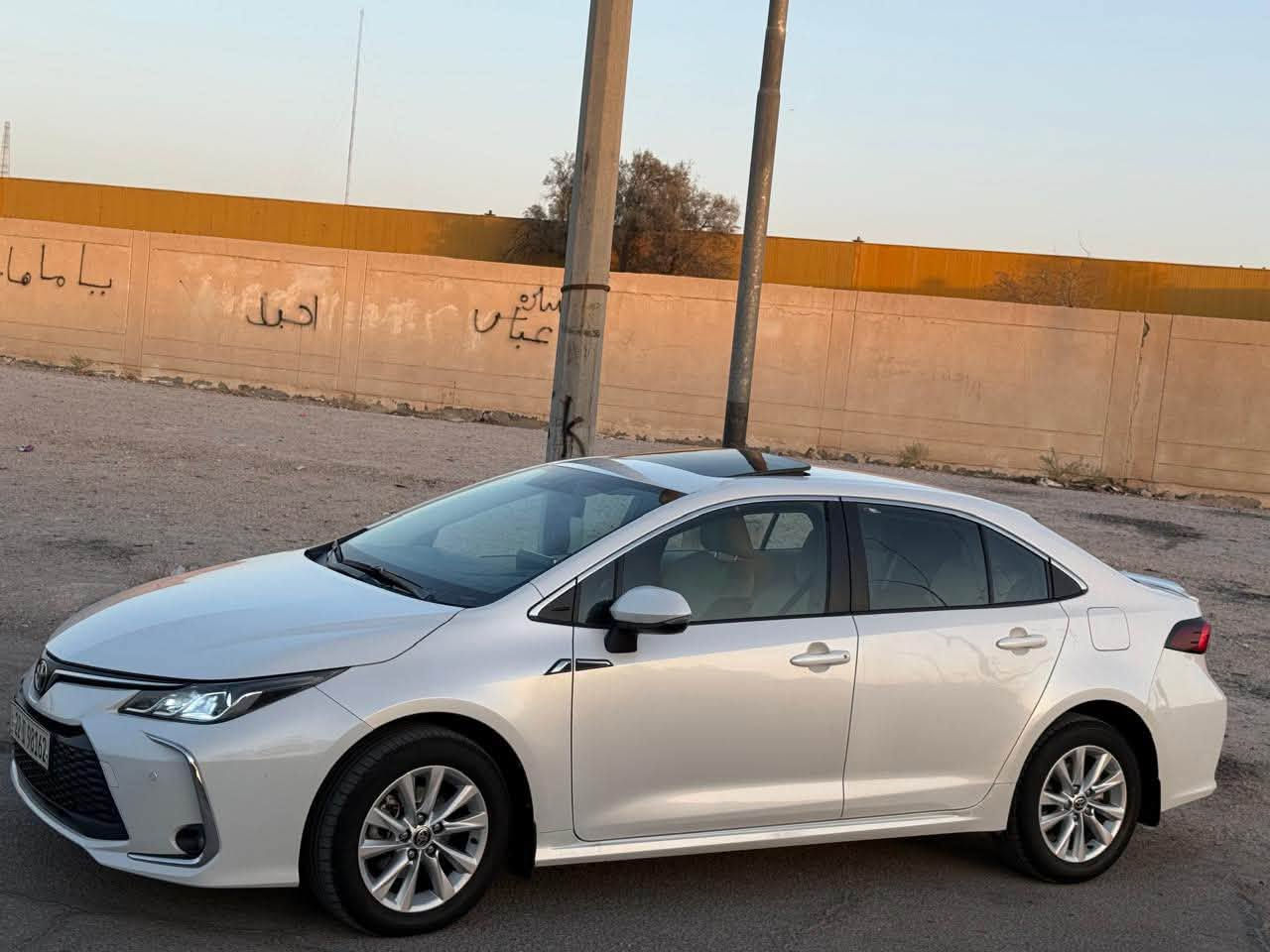 تويوتا كورولا 2024 خليجي (ياباني أصل)
SAS وكالة
كير محرك تبريد مكفول

المواصفات:
• بانزين 1800
• فتحة سقف
• بصمة
• دخول بدون مفتاح
• حساس أمامي
• حساس خلفي
• إشارات بالمراية
• محرك بانزين فقط
• كامرة خلفية دوارة
Apple Car Play     •
• أنظمة قيادة
• تحكم ستيرن فول
• جام أوتو
• مانع انزلاق
LED نهاري   •
• باقي مواصفات شركة SAS معروفة

حالة السيارة:
• ماشية 100 ألف كيلو متر فقط
• سيارة كفالة من الضربة والتبديل والبارد والفتح
• يوجد بيها فقط صبغ بداير جاملغ خلفي
• وشبر  صبغ باب خلفي أثر طخة بسيطة

معلومات السيارة:
• رقم أربيل الجديد
• تحويل أو وكالة
• موقع السيارة: البصرة

💰 رايدها ب 173 وبيها مجال بسيط

📞 لأستفسار الاتصال على الرقم، متوفر واتساب:
***********
