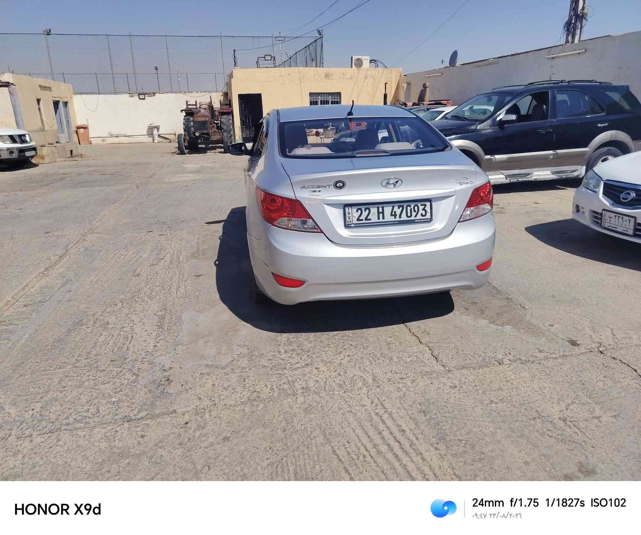 للبيع اكسنت موديل ٢٠١٧ خليجي رقم شمالي بيه صبغ باب وجاملغ خلفي صفحة الراكب محرك وكير جيد جداً السعر ٨٨ ورقة وبيه مجال بسيط للاستفسار 
***********
***********
