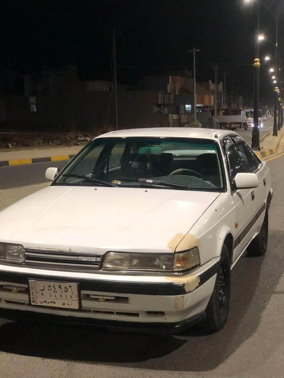سلام عليكم للبيع مازده 626موديل 89. سنويه لغايه 2027 كير تومتيك  محرك 12 بخ بيه صرف سلايت شرط التحويل بيها قطعتين صبغ جامات كهرباء قفل مركزي مكلف بنشر للأستفسار فقط عل رقم ***********//*********** السعر 38$ مكاني و موصل كوكجلي
