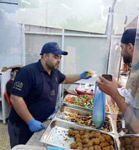 خلفة فلافل جام خانه متفرغ للعمل مكاني بغداد الشعب 07759333261 واتساب ف...