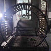 مرجوحه • حديد ثقيل • ديكور خشب