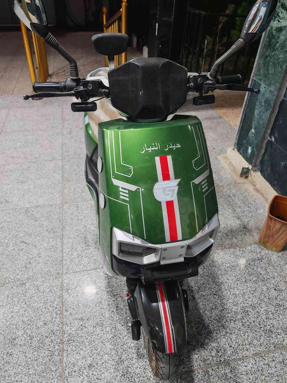 دراجة للبيع السعر 650الف بطاريات شرط الفحص بلتوث صوت عالي اشير كلو شغال عقل ملف شرط***********
