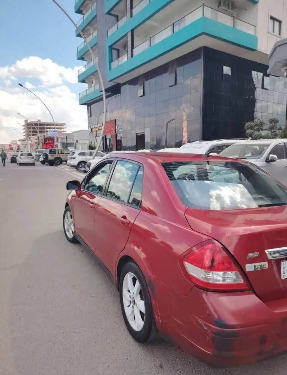 نیسان فیرسا 2010
گیر و مەکینە بەشەرت
تحویل غرامە بەشەرت
دوو پارچەی سبوغە
سحری 75 وه ره قه مامه له 
سەیارەی مەحرەز نیە 
سەیارەی خۆمە
هەولیر 

*********** أربيل, العراق

