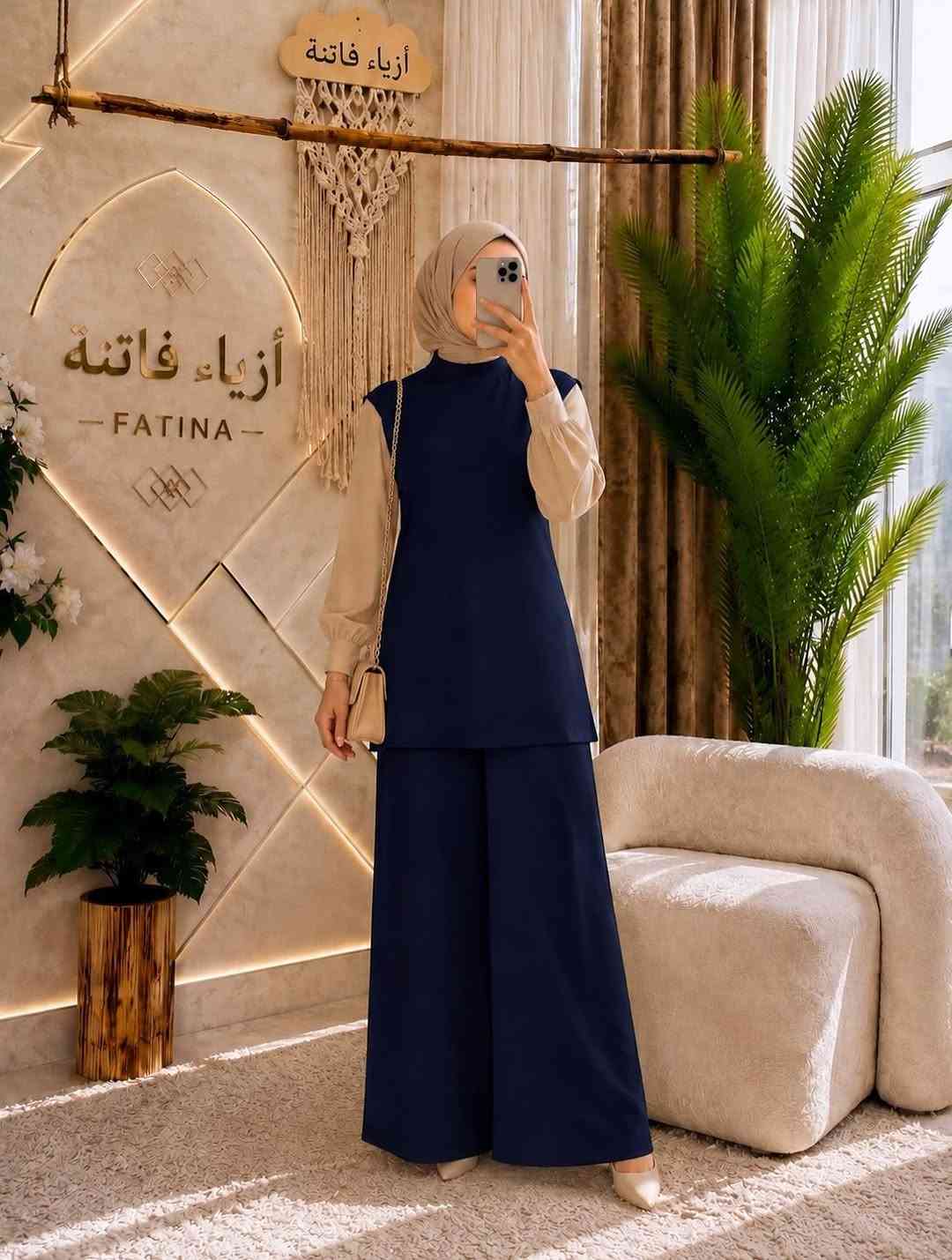 ازياء فاتنة 
اختيار الفاتنات 
مكمل الحجاب من ماركة فاتنة 
قطعتين رح تعيد ترتيب ڪُـل ملابسنا 
الكيلوت الكوري اللطيف مع الڪـت الهاينك 
• طول الكيلوت 105 سم 
• ⁠والهاينك هدية 🎁 مع الكيلوت المهم اثنينهم نفس اللون 
• طول الهاينك 85 سم 
• االــخـــــــاامــة معتمة صيفية محتشمة 

الالوان (: 
الابيض 
الماروني
الخاكي 
البني 
الرصاصي
النيلي 
الاسود 
يعني 7 الوان اساسية 
___________________________ 
🖊️ االــخـــــــاامــة (: 
كريب الروزالين ) :- هو احد انواع الاقمشة الممتازة الي ماسكة نفسها وماتلزك ؏ــلى الجسم ولا يخيل وميحتاج الى كوي بس شي بسيط

___________________________ 
القياسات عادية وخاصة 

القياس العادي ):- 
🌱قياس 1/2:- 
تلبس وزن من 70 الى 85 كــــيـلـو ⚖️ 
يعني يلبس قياس. 42 .  44 .  46 . 

القياس الخاص ):- 
🌱قياس 3/4:- 
تلبس وزن من 90 الى 120 كــــيـلـو ⚖️ 
يعني يلبس قياس. 48.  50.  52.  54 
___________________________ 
سـ✿ـــعـــر  الكيلوت بـــ 50 الفــــﮯ 
________________________________ 
مع الهاينك  هدية 🎁 

للحجز والاستفسار المراسلة ؏ــلى الواتساب :- *********** 
او ؏ الرقم الثاني *********** 
او ؏ فــــاتــنــة 2 ← fashion_fatina2
#ازياء_فاتنة
