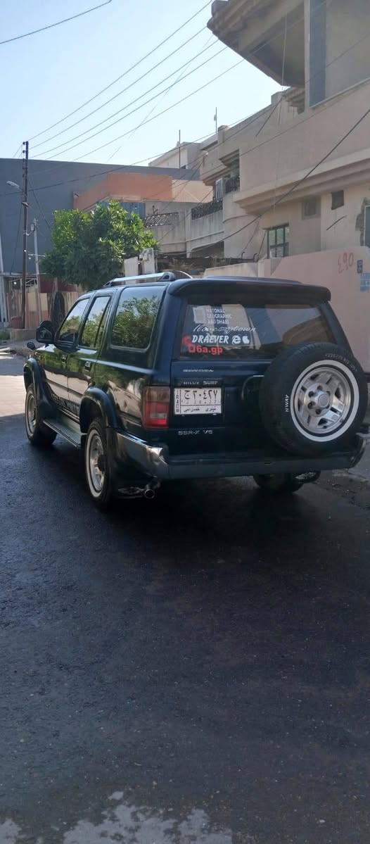 ‏تويوتا سورف 1993
‏ماشيه 270 حقيقي 
‏كلين كلين بدون اي ضرر بدون صبغ سياره جاهزه مجهزه 
‏طخم تايرات ويل كب 5 
‏سستم سماعات شاشه وكامره 
‏باتري جديد 
‏طخم جديد 
‏كير ومحرك شرط 
‏تبريد ثلج ❄️
‏صالنصه رياضي علريموند 
‏محرك 6...3000
‏رقم الماني نينوى شرط التحويل 
‏كوبون ماستر 
‏الكشنات بلادي سياره على وضع الشركه 
‏تحكمات ستيرن بلادي 
‏كهربائيات كله شغاله 
‏انضف سورف رنر بلموصل 
‏السعر 85 $ وبيها مجال 
‏للتواصل ***********
‏
