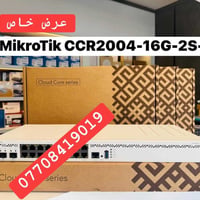 MikroTik CCR2004 • ١٦ منفذ جيجابت • ٢ SFP+ ١٠Gbps