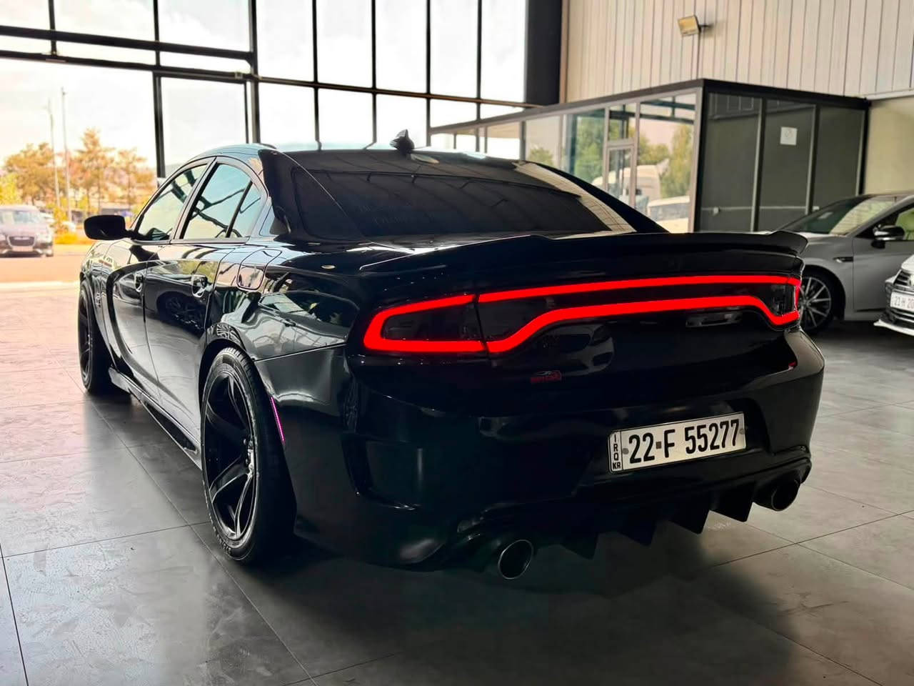 ﷽
‎‏                    DODGE CHARGE 2017 R/T
◽️دوج جارجر موديل 2017 R/T
فول مواصفات ماعدا فتحة
🔹لون ( اسود قتران ) 
~~~~~~~~~~~~~~~~~~~~~~~~~
◽️مكان🌆:سليماني                    سعر💵: 173$🔐
تليفون☎️: ***********
                 *********** واتساب
~~~~~~~~~~~~~~~~~~~~~~~~~
◽️محرك V8 5.7L تمانية سلندر🔥🚀
🔹گير و محرك بشرط
🔹بدون صوت بدون صرف بدون خلل بشرط فحص
🔹ماشية 67 الف حقيقي

◽️سيارة كامل محدث هيلكات🔥  
🔹 بيها برمجات شاشه و گيج و صوت صالنصا 🔥🔥
🔹محدث بنيت و دعاميات ويل و لحيات و دوسات سبايدر دفيوزر كل محدث هيلكات 🔥

▫️سيارة داخل بلعرق كلين تايتل
🔹 صار بلعراق ( جملغ خلفي عكس سايق صبغ بدون دواخل و بونيد محدث هيلكات) 
🔹ايرباگ راجع سيستم بيلادي شرط
🔹سيارة حيل حيلوة جديد  

◽️مواصفات فول مواصفات
( بصمة - شاشة كبير - تشغيل عن بعد - كشن تتفيئة - كشن خزن و كهربا - پادل شفت - كاميرا - حصاص - ڤوليوم - تحديد سورعة - بلاجكتور - بعد )

◽️اربع تاير ويل جديد هيلكات
🔹نظافه ١٠٠٪؜ كامل سيرفس بدون نقص و بدون مصرف
🔹سيارة شرط بدون اى نواقص گير و محرك و حدادي و كاهرباى كولة بشرط
سنوي بأسمي تحويل غرامة بشرط سنويه جديد
~~~~~~~~~~~~~~~~~~~~~~~~~~~~~~~~
