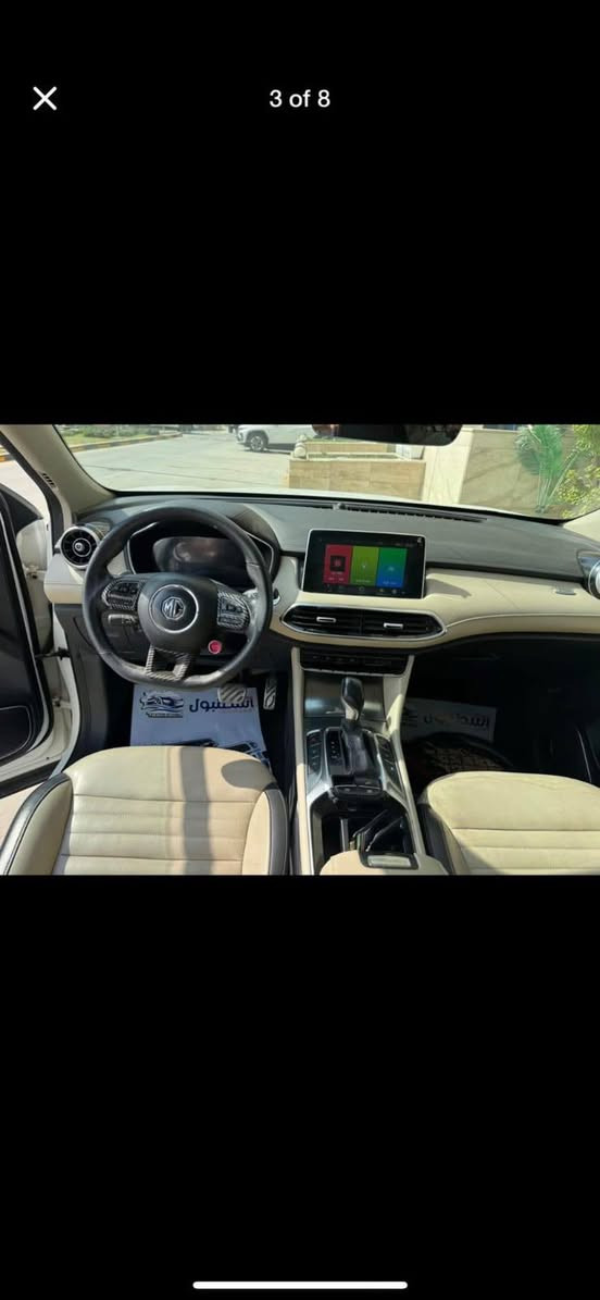 السلام عليكم 
Mg hs 2.0t 🚀
فول مواصفات 
بانوراما 
كهرباء فول 
تدفئة مقاعد 
كشنات جلد جملي
٣ مودات قيادة 
السيارة مكفولة وجديدة 
ماشية 75000 الف كيلو 
السعر 122$ 
*********** متواجد اتصال 
مكان السيارة الزعفرانية
