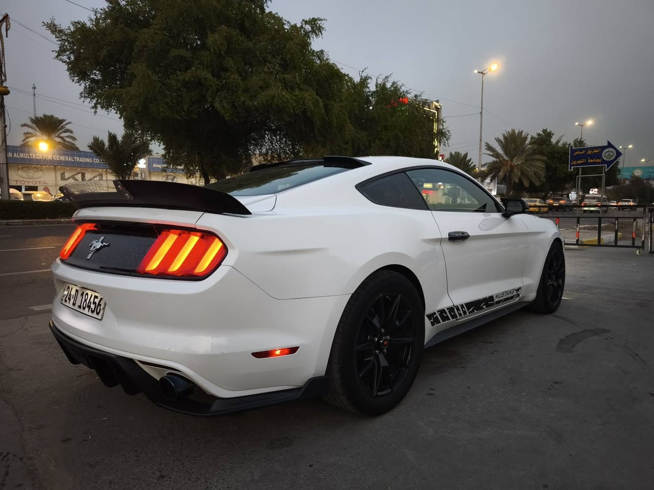 Mustang V6 2017 موستنك
سيارة( بدون صيغ )
موستنك ستة سلندر ٢٠١٧ ممشاهة ١٢٧ mi
عليهة دبات ht power تحكم ريمونت
عليها شوتة رياضي + بلادية
عليها سبيسر امامي اصلي ٢٥ ملم
عليها ولف حماوة ريستك موشيموتو + ولف بلادي موجود 
عليها برمجة من كراج 4brothers
ويالة ١٩ اصلية تو سايز + تايرات قبل فترة شادهن
مازدات بلاك ومنضومة زنون وعيون حمر جديدة
 اضافة كشافات اسفل دعامية 
عليها سستم كابرون داخلي ومري ويدات
دفيوزر خلفي وسبويلر
بولش وحمام 
ادامة كاملة لمنضومة احتراق ولماء جديد 
حادثهة امريكا كلش بسيط مرفق بلصور جاملغ سكن شبر بسيط وتحديث بنيد GT وصارت عندي طخة بسيطة جاملغ سايق وبدلتة اصلي نفس لون
رقم شمالي دهوك باسمي شرط تاخذ تحويل
سنوية لل٢٠٣٠ 
 مكانها بغداد الدورة 
***********
***********
