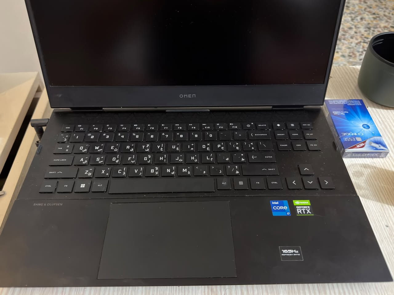 السلام عليكم 

للبيع فقط

HP OMEN 16 

CPU CI7 12700 H

DDR 5 16 GB 4800 HZ

M.2 1TB

Screen 16 IN 2K 165 MZ

GPU 3070 TI 8 GB 

Keyboard RGB 

Windows 11 Org

الملاحضات

النضافه 90‎%‎ الكاميرا واكفه  

تبديل معجون التبريد والادامه والتنضيف

مكان الابتوب بغداد الكرخ الغزاليه 

1.100 و بيها مجال للشراي 

ه/*********** فقط واتساب

