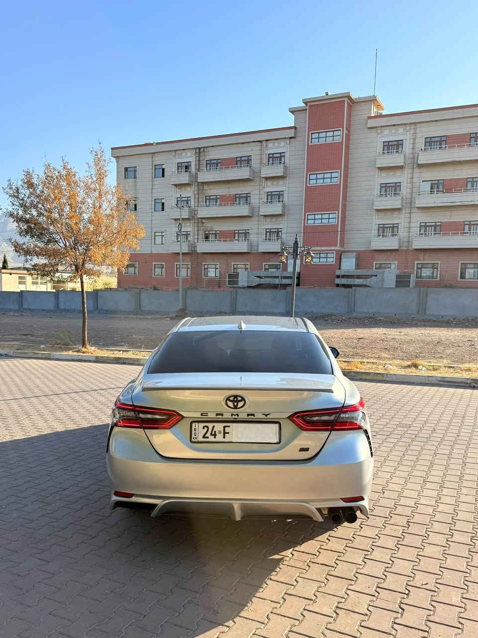 سلام عليكم 

TOYOTA CAMRY SE 2024

المواصفات SE ⬇️
-السيارة بدون فتحة 
-محرك 2.5  بقوة 203hp
-ماشية 23,000mil
-ويل حجم 18 
-2 سويج بلادي
-الارباك سليمة 100‎%‎
-طخم تايرات بلادي و جديد BRIDJESTON 
-إيشارة بل مرايات
-شاشة مع car play 
-طخم بگ لايت xse بلادي على 
-داخلى كامل ليد 48 لون
-رادارات امامي مع خلفي
-ثلاثة انضمة قيادة (eco-normal-sport)
-تبريد قطعتين 
-بلاجكتور ليد بلادي 
-كشنات جلد و جهة سائق كهربائي 

-السيارة جديدة وماناقصها اي شي وضع شركة وبجمها كبس حتا دعامية الامامي بدون صبغ. 
-الضرر سطحي جملغ الخلفي مع قباغ صندوق صبغ شرط بدون شاصي و بدون حوض و كافة الارباكات سليمة. 

-السعر  / 197$ ورقة و مجال بسيط
-عنوان  /  عقرة 
-رقم الهاتف  /  ***********
