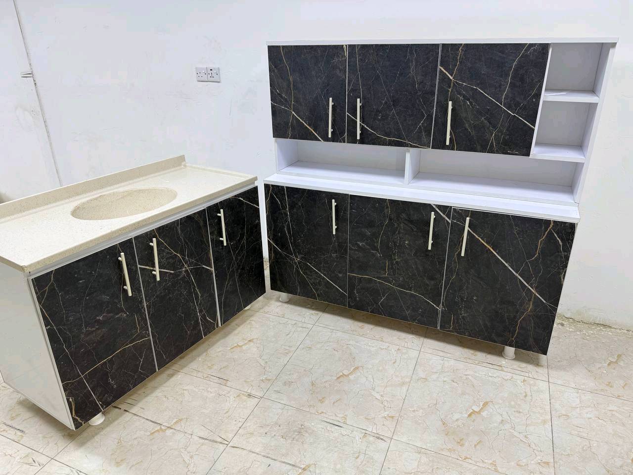 كاونتر قياس متر ونص  ارضي وملحق وسنك  متر و20 مرمر 

السعر عل خاص  ❤️🌹

التوصيل //
بغداد مركز وأطراف 
كربلاء بابل نجف ديوانيه رمادي فلوجه (10) الاف 

ديالى واسط ناصريه عماره سماوه صلاح الدين (25) الف ( مركز + اطراف 👉🏻)

البصره داخل + اطراف (30) الف