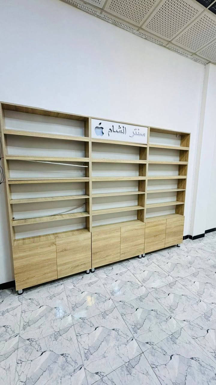 مكلف بالنشر رفوف فووول جديده بدون استخدام جاهزه مع ميز كاشير للبيع للاستفسار أكثر *********** واتس اب اتصال
