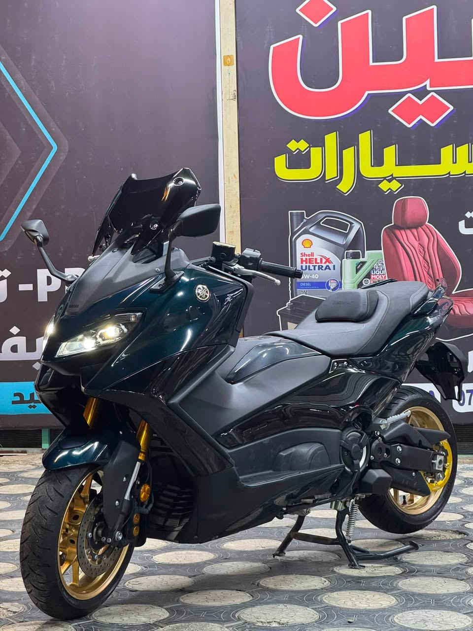 سلام وعليكم تي ماكس 2023 للبيع الدراجه ماشيه 2000 الدراجه عله وضع الوكاله لون الدراجه زيتوني طافي وتغلفت ppf لامع مكان الدراجه بغداد زيونه الي يرقب بل شراء يتصل ***********
