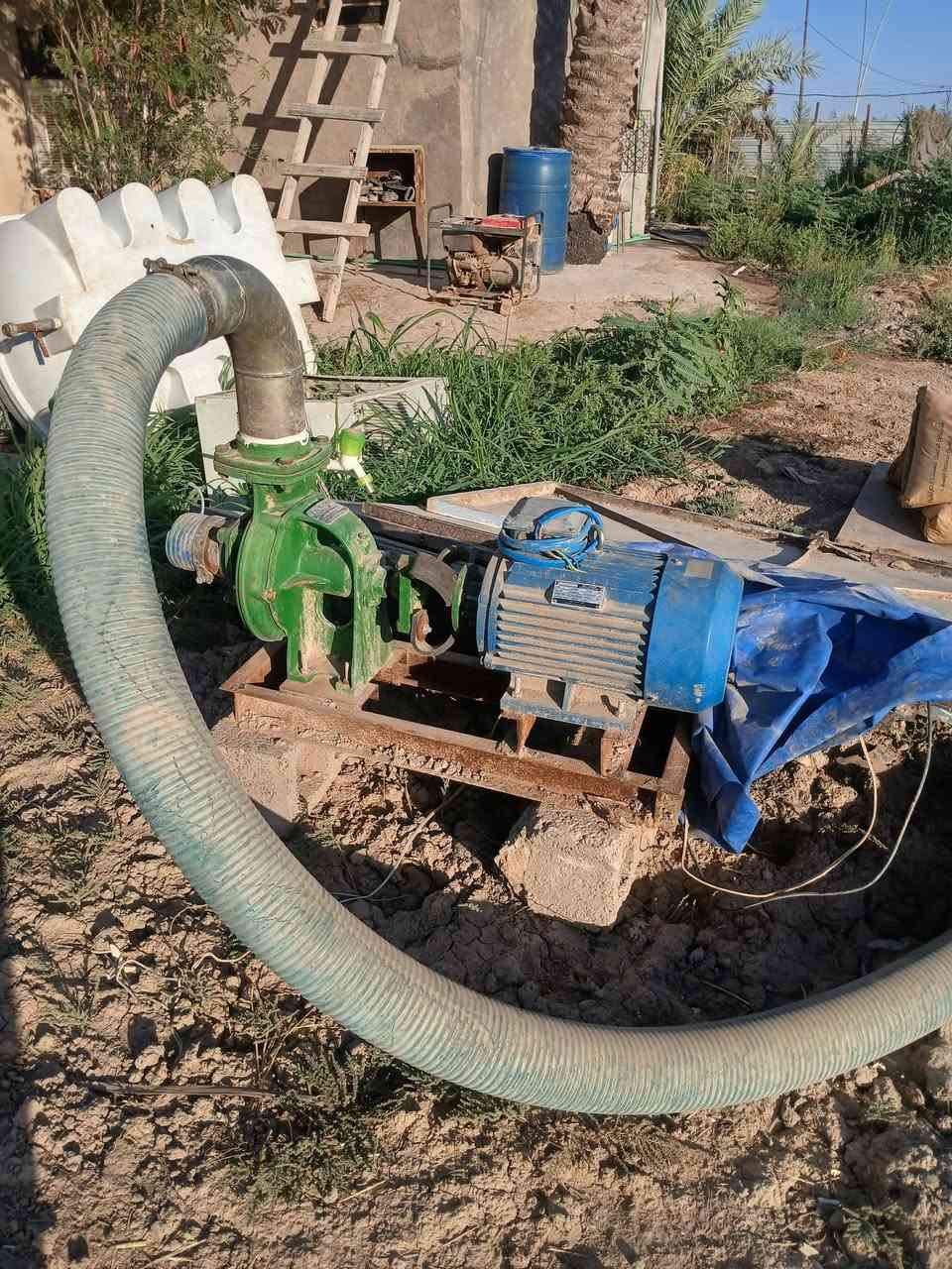البيع موطور كهرباء سبع ونص حصان مع صودندت طوله ١٢ متر  كامل جديد ماشغيل هواي سعر ٥٥٠ الف مكانه بغداد سريع الدورة  ***********

