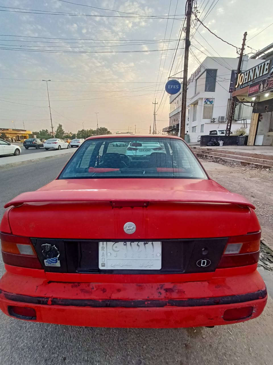 للبيع هونداي بوني موديل ١٩٩٢
مكينة تك كمشفت وكير توماتيك سنوية لل ٢٠٢٩
السعر ٢٢ وبيها مجال مكاني موصل الأيسر حي صدام 
للاتصال ***********
