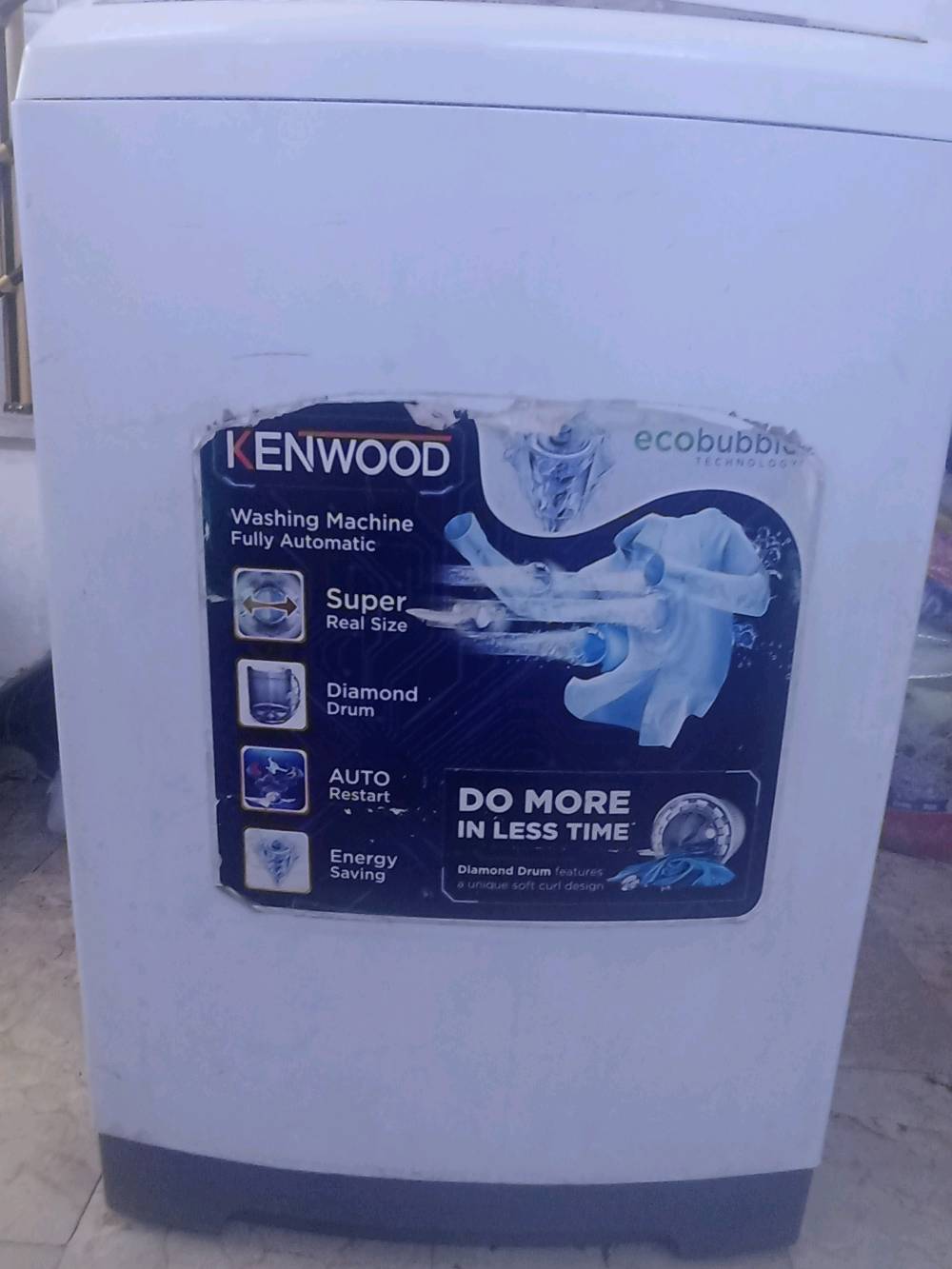 السلام عليكم غساله من شركه KENWOOD 
10كيلو الغساله كلشي مابيهة تشتغل سعر175 وبي مجال