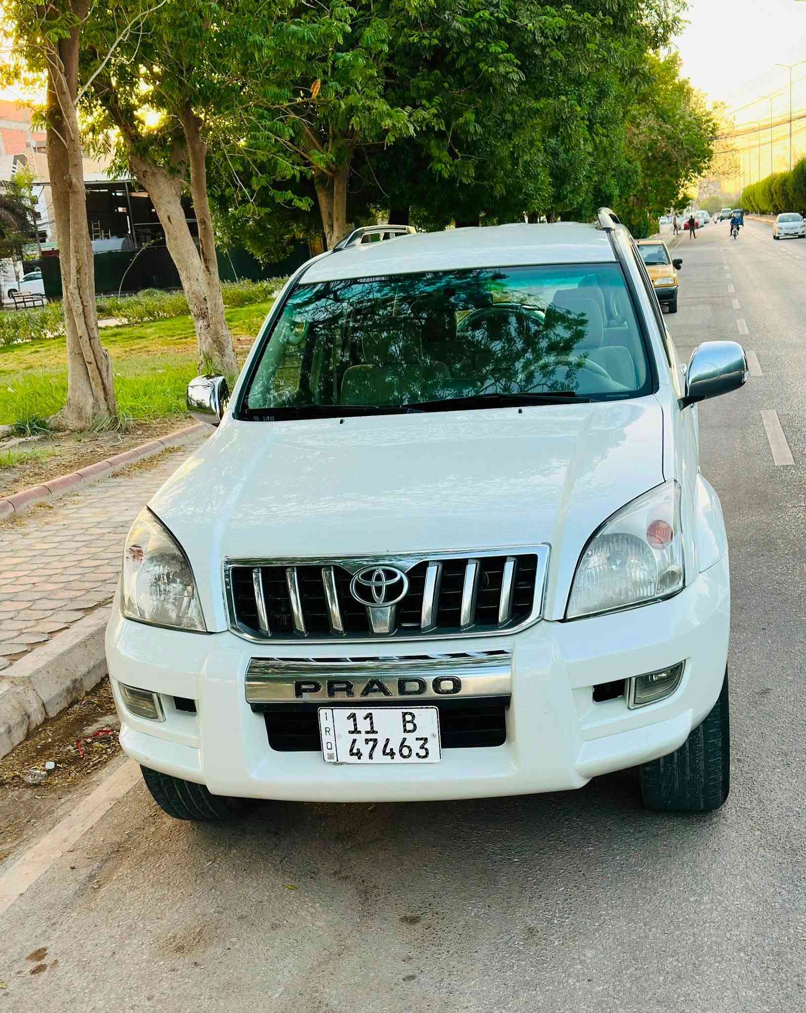 برادو 2008 كويتي 6 سلندر كفاله عاامه
السعر ١٥٧ بيه مجال بسيط رقم بغداد بسمي تحويل مباشر
من ضربه وصبغ وتبديل السياره جديده ماشيه ٢٠٠ الف سبعه راكب ٣ قطع تبريد 
الاستفسار ***********
مكان السياره كربلاء
