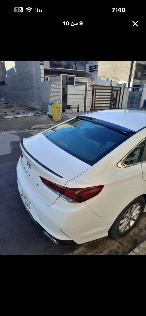 سوناتا 2018 خليجي رقم اربيل

محرك 2400 دوش 

صبغ باب خلفي وجاملغ بسبب شخط وطخة بسيطة بالجاملغ الامامي ما صلحتها  

ماشية 125 كيلومتر 

تحكم ستيرن حساسات شاشة بلادية تبريد قطعتين

3 انظمة قيادة 

محرك كير تبريد كهربائيات وضع شركة 
تم تنزيل السعر 

السعر 145 قفل 
*********** بغداد, العراق
