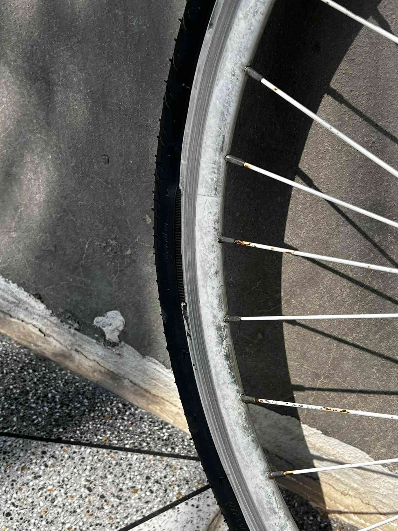 السلام عليكم ورحمة الله وبركاته 

⚡️🚲⚪️c700
( للبيع فقط )
البايسكل ياباني الاصل 
ختم واحد من الشركه المصنعه للهيكل والبايدر والستيرن 
( الدراجه المنيوم بالكامل ) وزن خفيف 
الهيكل والستيرن المنيوم ما عدا الماشا من الشركه حديد ( مو تبديل ) 
الوياله من شركة JOYTECH كما موضح في الصور 
البايسكل نضيف جداً وشوف عيونك وتجي وتشوف وتفحص وتدلل  
كااامل * بدون اي نقص بريك خلفي امامي شغالي اني مخففهن علمود السرعه 
كما ذكرت سابقاً البايسكل كامل ما عدا ضربه خفيفه بالويل الخلفي والويل معدل بس الضربه موجوده والبايسكل عندي سنين واطلع بي مسافات بعيده وما شكى من شي والضربه موضحه بالصوره ايضاً 
الليبلات والختومات الخاصه بالبايسكل ومكان تصنيعه كلها موجوده وبالنسبه للكشن ايضاً بلون مميز واسفنج مريح وما متعوب ابد 

(( تايرات وچوب خلفي وامامي اليوم شديتهن )) جدد 
والمخاد الخلفيه للبريك الخلفي ايضاً
البايسكل البريك الخلفي مخاد والامامي دسك وقرص من الشركه 
⚪️⚪️⚡️السعر 100 الف دينار قفل غير قابل للتفاوض والبايسكل المنيوم بالكامل اخوانه كاعد ينباعن ب 200 و250 .

العنوان بغداد المحموديه/حي الرشيد 

التواصل على الخاص او على الرقم 
***********/يوجد واتساب
