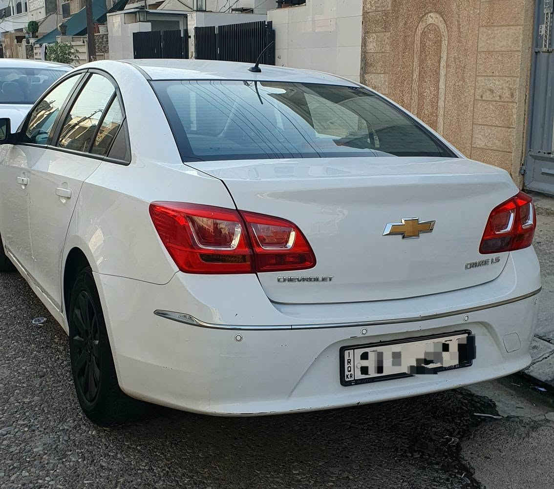 شوفرليت كروز ٢٠١٧ خليجي سپی.
85 ورقە ومعاملە.
محرك ١.٨ مرغوب ونەکرایتەوە.
پێشی وپشتی کەبس. تەنها چاملخی پێشەوەی لای سەکن پارچێک ساردی هەیە.
زۆر خاوێنە بەشەرت.
ژ. موبایل Whatsapp: *********** أربيل, العراق
