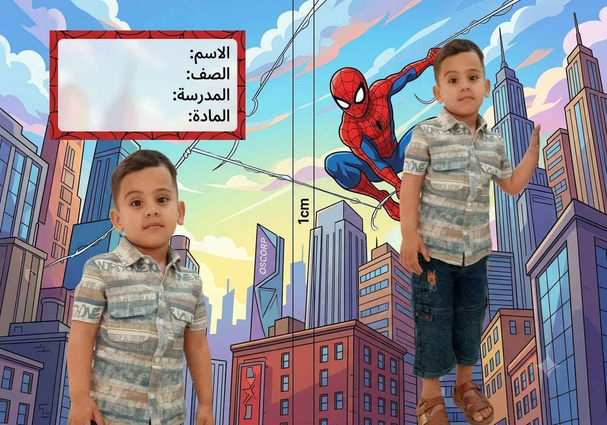 فرحي طفلج وحافظي ع دفاتره وكتابه بسعر مناسب وشكل مميز التصميم حسب الطلب مثل مايحب طفلج اي شخثيه كارتونيه اصممه اله
للاستفسار التواصل مع الرقم ***********
