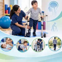 💙 **العلاج الطبيعي في حالات شلل الأطفال** 💙  التأهيل المبكر والمستمر ي...