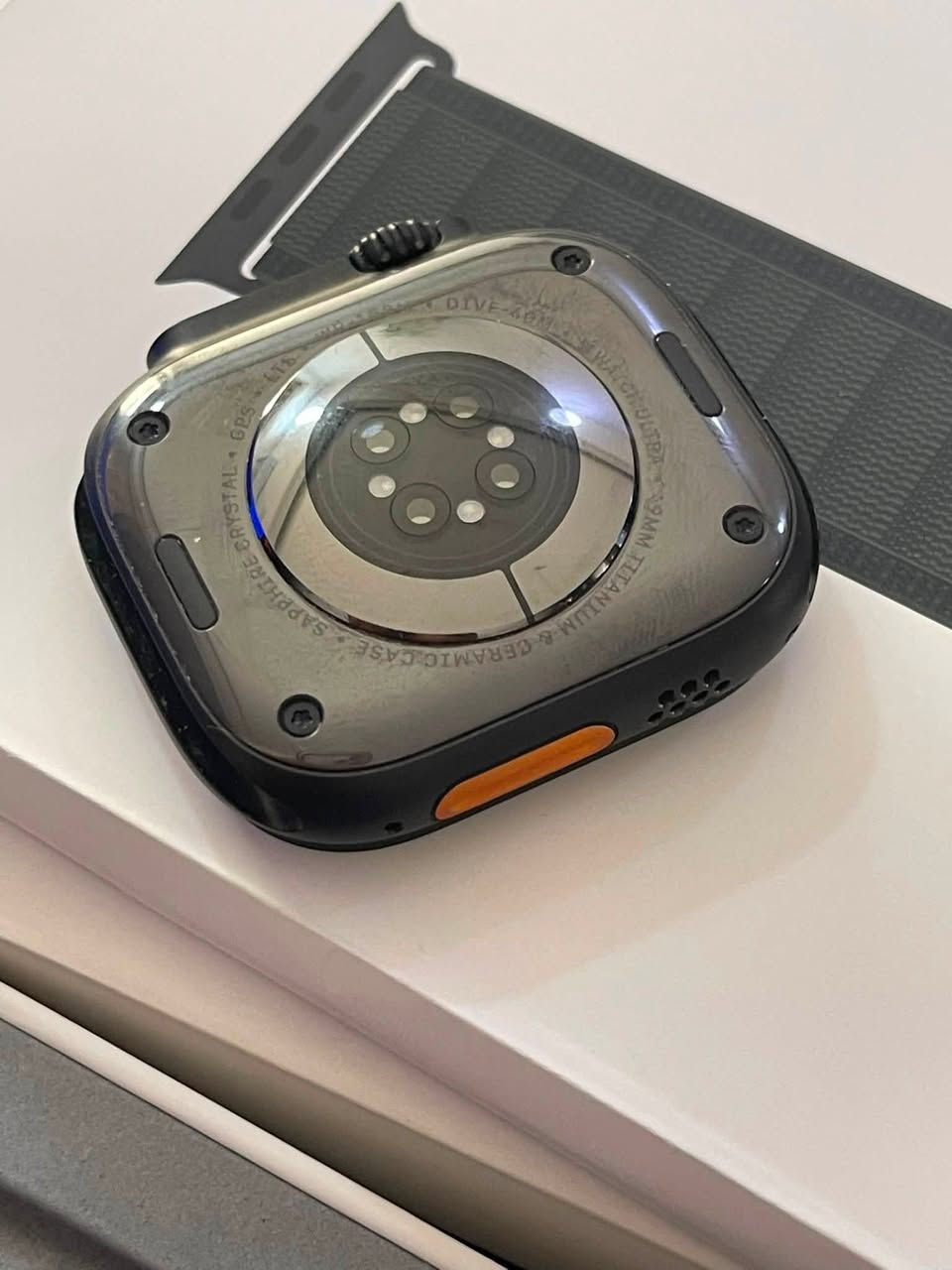 --------
ساعه أبل ⌚️اللترا 2️⃣Black Edition🖤♟️
Titanium black
ساعة رجال الاعمال 👮🏻‍♂️🕵🏻‍♀️👷🧑‍🎓👨‍🏫👩‍💻👨🏻‍💼
الكشاخه💪
ساعة الذواقين المحبين للااسود🪬🖤♠️
السير  القماش.  التركواز🖤🖤 👌
اللترا  2️⃣🔥🔥الاسود⚫️
حجم  4️⃣9️⃣  ⛩️
               بطاريه  1️⃣0️⃣0️⃣🔋
 نظافه  1️⃣0️⃣0️⃣💯💯
ذاكره  6️⃣4️⃣🚫🚫
                 اقوة ضمان ماستر 👉👉
مركز سيمو المايسترو دورة شارع الصحه
👉👉***********
اتصال 📞واتس اب /للحجز
تابعني 👉 حتى تشوف كلشي حلو👉👉
