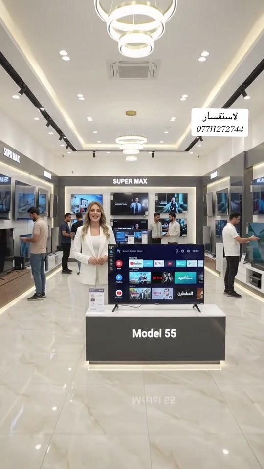 شاشات ذكية • موديلات متعددة • توصيل لجميع المحافظات