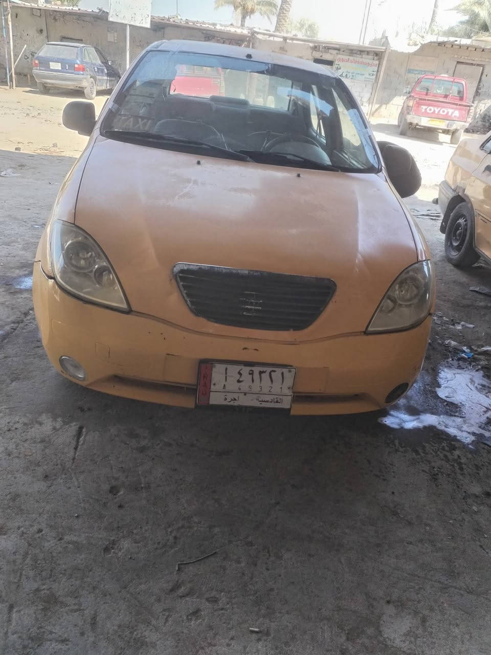 طيبه مديل ١٦ سياره جاهزه مكينه كير حداديه وتخم تاير جاهزه مصفره هيه وغرمات السعر 32 وبيهه مجال قليل ***********
