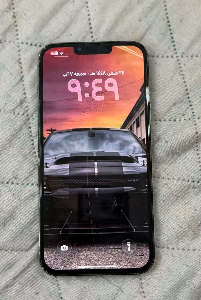 للبيع ايفون ١٣ برو ماكس ذاكره واحد تيره يعني الف بطاريته ٧٨ بي فطور بشاشه  وهيه امبدله سابقا وتقره امبدل بطاريه اصليه مكاني كربلاء الجمعيه السعر ٤٥٠ هذا رقمي ***********
