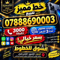 رقم مميز • انترنت مفتوح ٣ أشهر • ٣٠٠٠ دقيقة