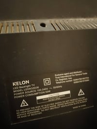 شاشة براند KELON للبيع شغاله كلشي ما بيها استخدام قليل تجي بدقة FHD  6...