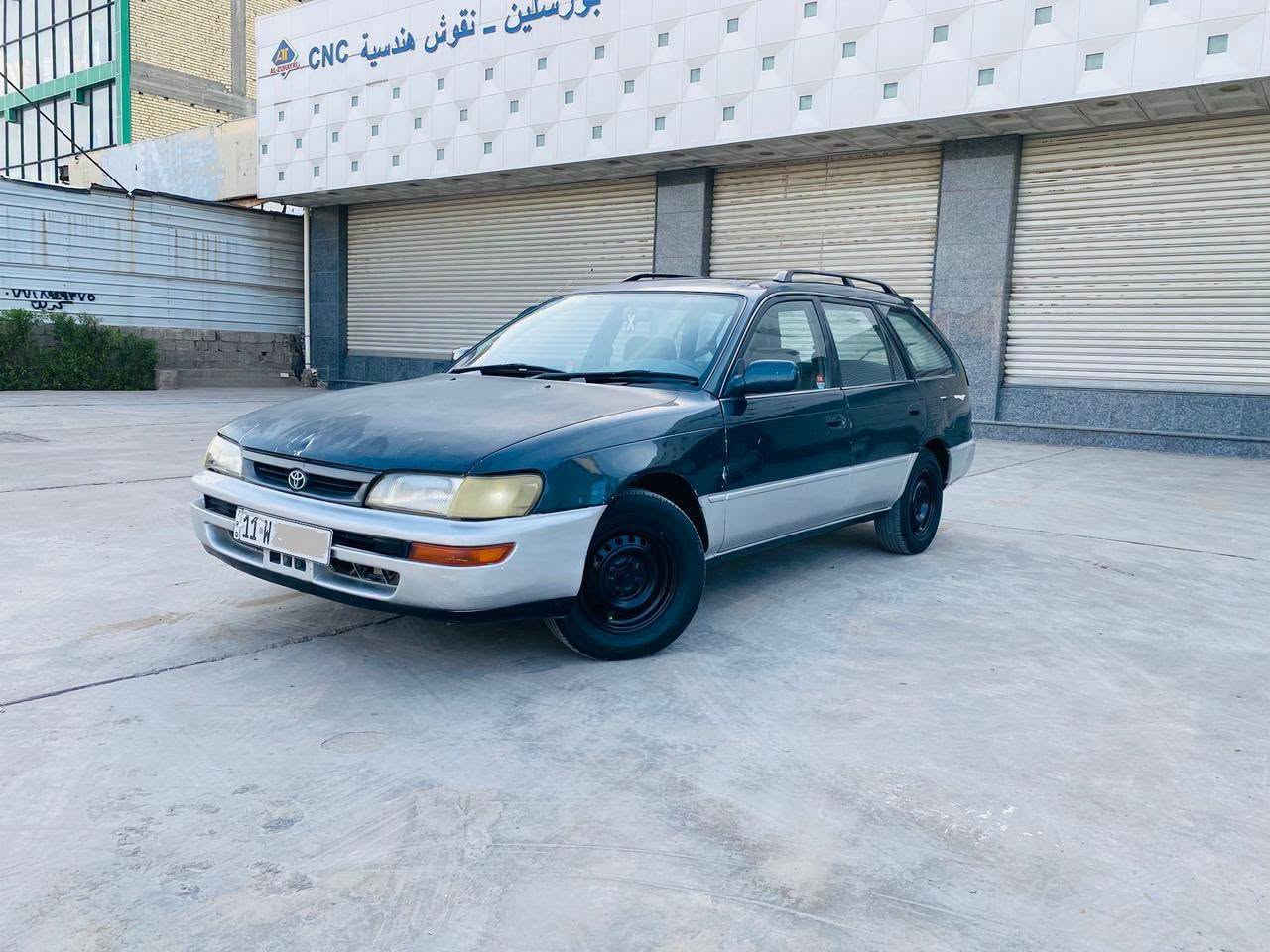 السلام عليكم.
كورلا ستيشن موديل 1995.                                         سعر 48 وبيه مجال  
سنوية لحد 2028 باسمي. 
مكينة وكير خير من الله.                                      
رقم بغدادإنكليزي  
مكان السيارة بغداد. 
رقم الهاتف ***********
