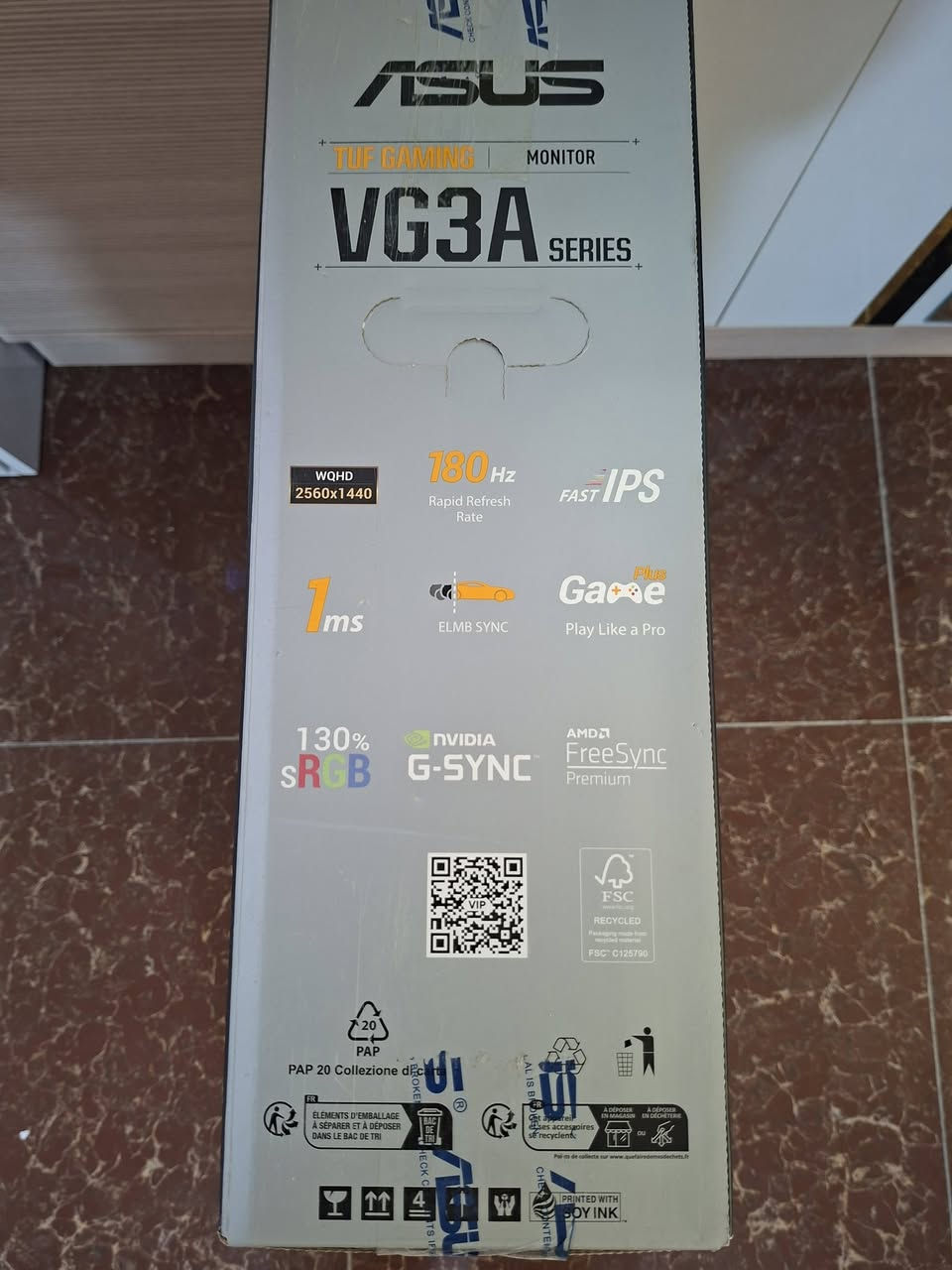 شاشة ASUS TUF GAIMING
2k
180hz
1ms
Fast ips
Free sync
G- sync 

السعر 270 الف
العنوان بغداد يوجد توصيل
نضافة الشاشة 100%
