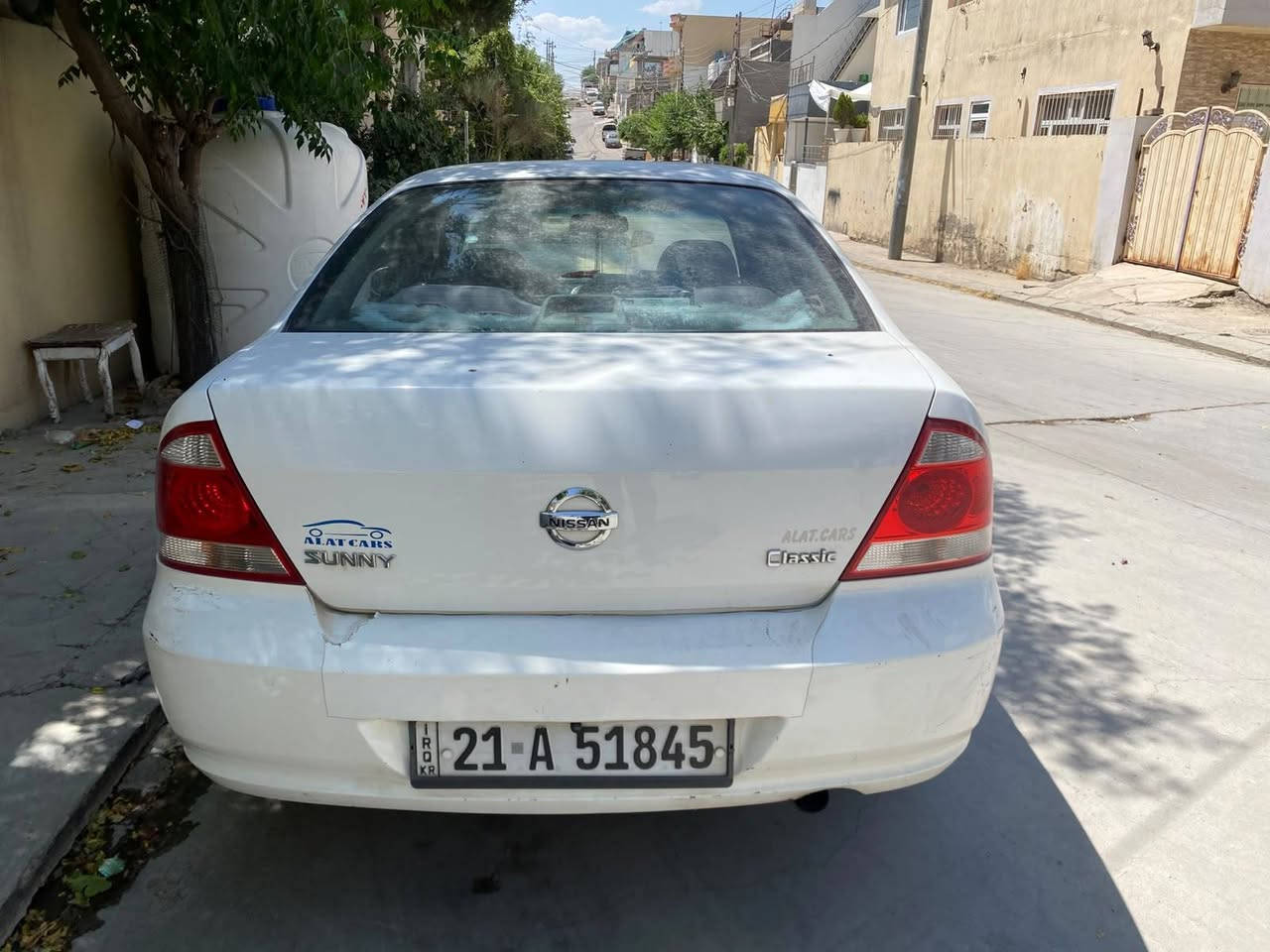 Nissan Sunny Classic  Samsung SM3) بۆ فرۆشتن
مۆدێل : ٢٠٠٩

​جۆر: نیسان سانی 

​ڕەنگ: سپی

​گێڕ: ئۆتۆماتیک و عادی 

​شاشە: شاشەی گەورەی ئەندرۆید و لەمس جێگیرکراوە

​ژمارە: سلێمانی

سەنەوی تا ٢٠٣٠ تازەیە 

​دۆخی بۆیاخ: ٣ تا ٤ پارچەی بۆیاخە (بەبێ بڕاوەیی و بەبێ ناوگرتن)

​دۆخی ناوەوە و دەرەوە: زۆر پاک و ڕێکپۆشە، تەقە و ڕەقەی نییە و گێڕ و مەکینەی بە شەرتە.

***********
***********
٧٥٠٠$ مەجالێکی برایانە
