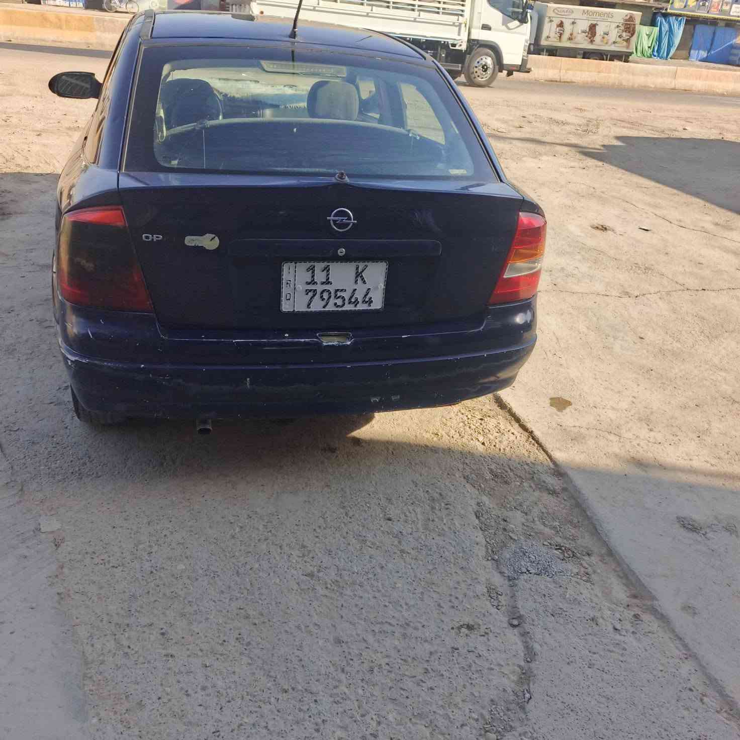 السلام عليكم اوبل استرا موديل 2002 للبيع كير عادي رقم بغداد نكليزي تحويل ثاني يوم العنوان بغداد السعر 41 وبيها مجال للستفسار رقم ***********
