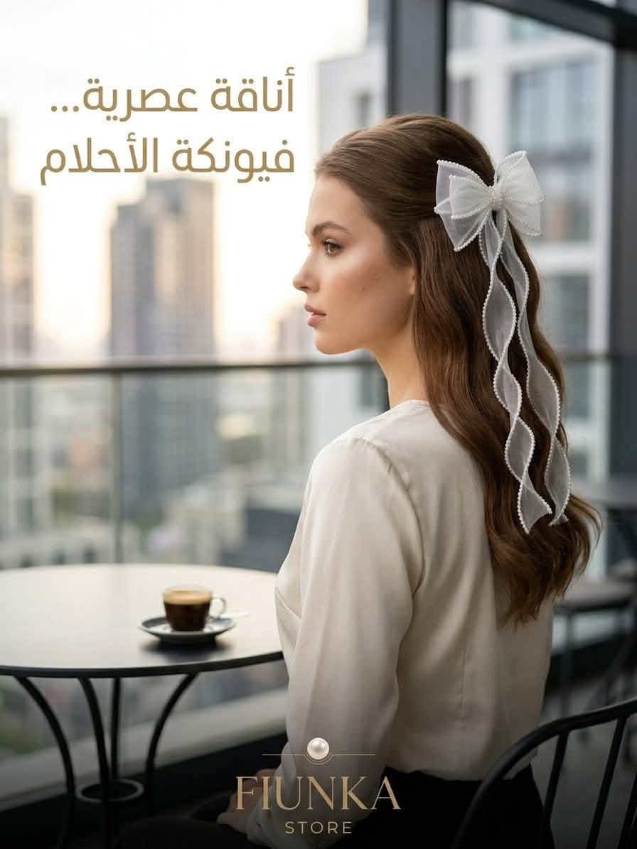 فيونكات شيفون • بلمسات لؤلؤ • توصيل العراق