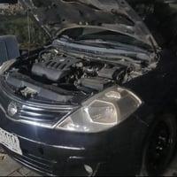 نيسان فيرسا 2008 للبيع رقم بغداد شرط تحويل بيها ثلاث قطع صبغ حادثها جا...