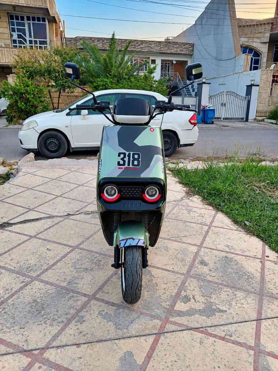دراجه شحن • بطاريات جديدة • ٦٠كم شحنة