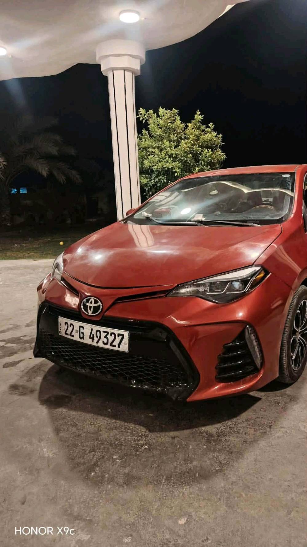 سلام عليكم كورولا للبيع موديل 16 محدثه 19 حادث جاملغ بنيد السياره جديده كير ومحرك مكفول ***********