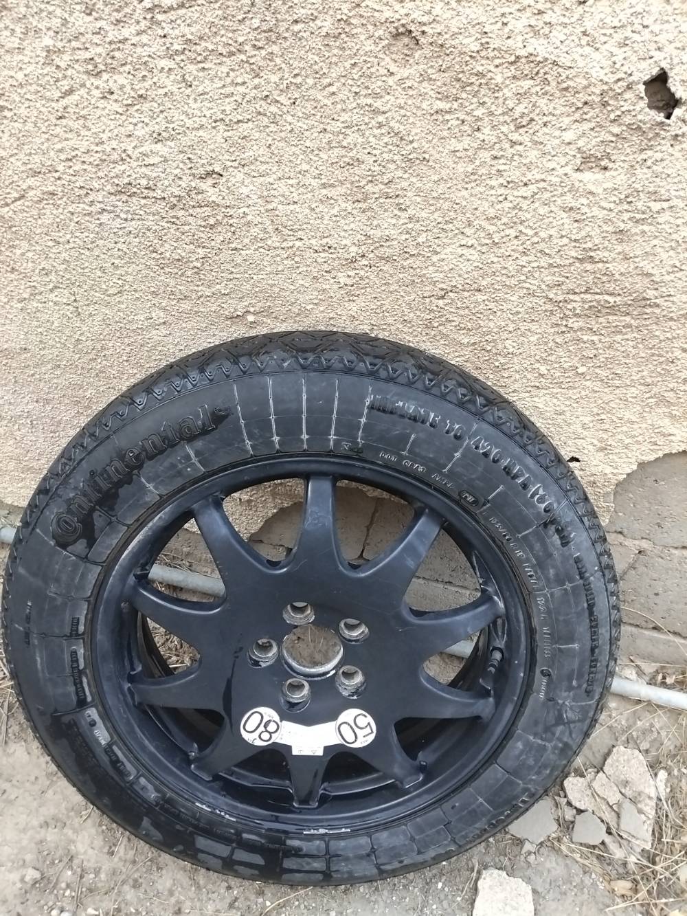 تاير كونتيننتال • T175/80R19 • ويل حديد ٥ براغي