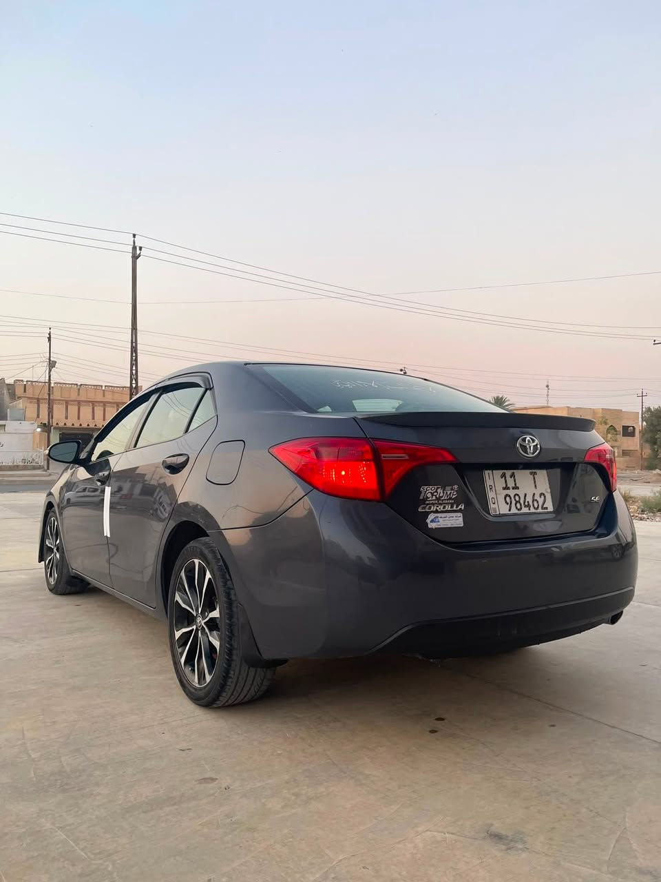 سلام عليكم 
تويوتا كورلا 2019 وارد امريكي رقم بغداد دولي شرط التحويل 
محرك 1800 + كير أوتوماتيك مكفولات حداديه تبريد ثلج ❄️ 
كهربائيات وضع الشركه تخم تاير ويل كب كروم بيها ضرر قطعتين سونار + رقم الشاصي بالمنشور سياره جديده وجاهزه مكاني سامراء السعر 118 بيها مجال للشراي 
***********
