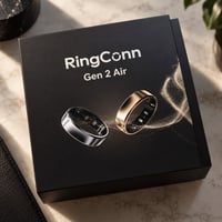RingConn Gen 2 Air  * متابعة النوم ومراحله وجودته * قياس نبض القلب وHR...