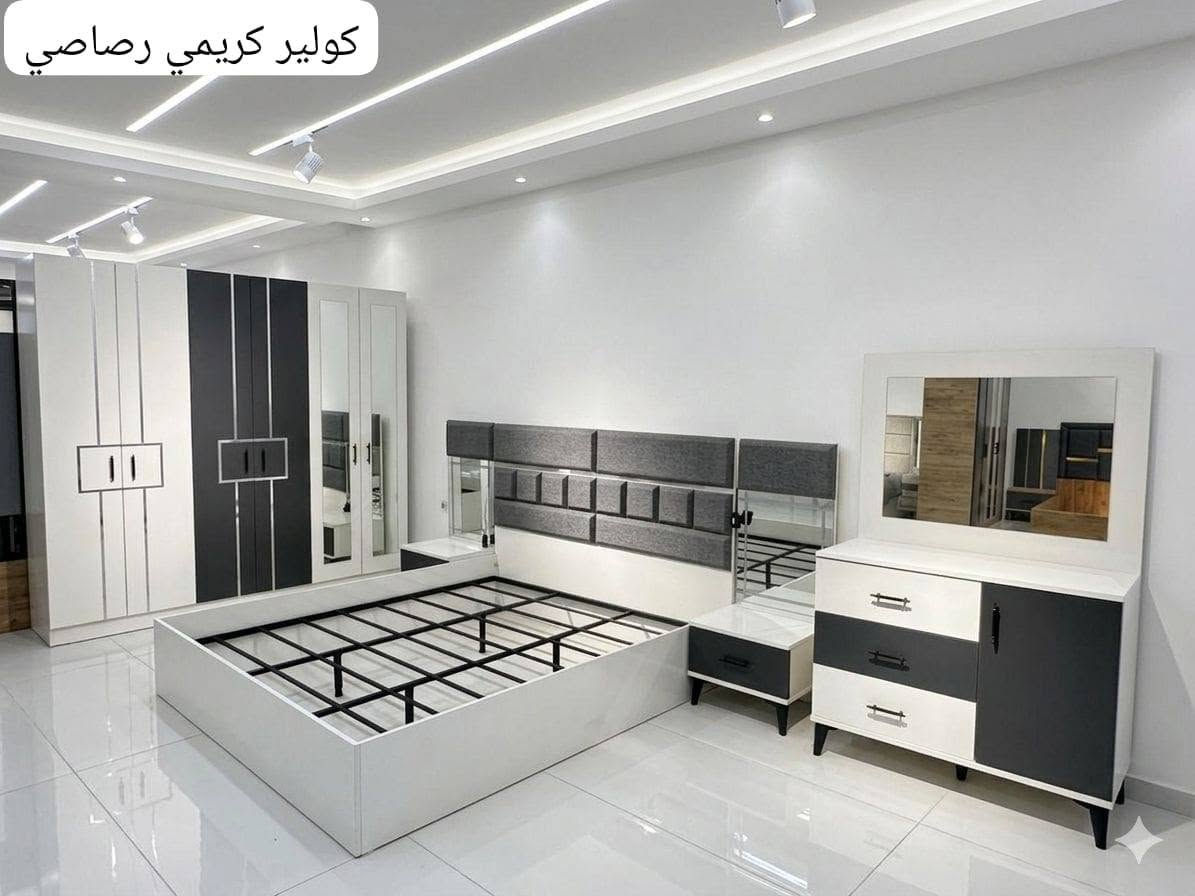 غرف نوم تركي جديد (5) قطع 
مجمع القيصر للأثاث 
***********
