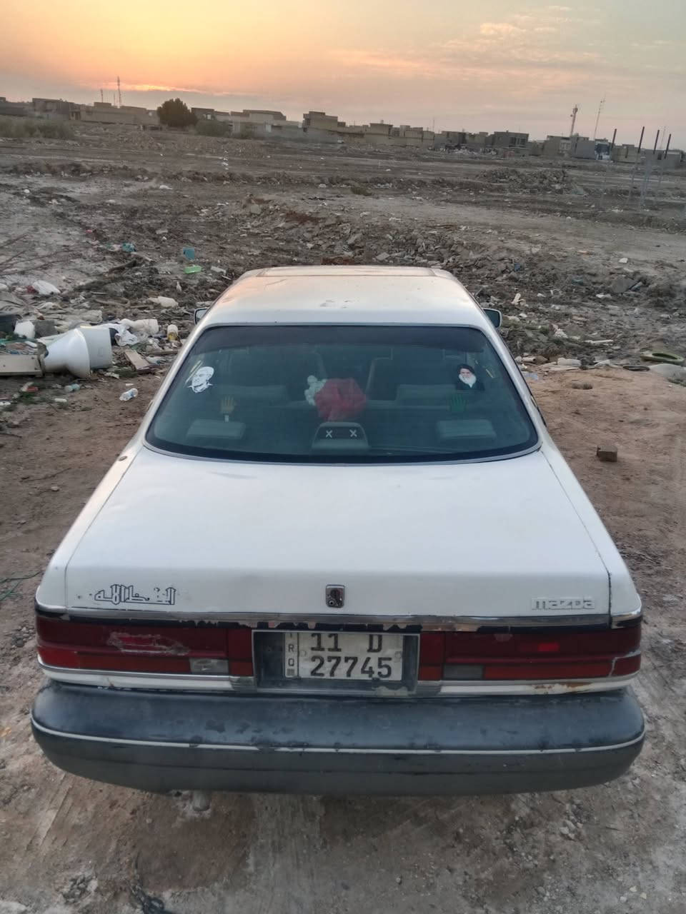 سلام عليكم سياره مازدة حجم 929رقم بغداد باسمي  محرك گير ففتي  جاهزة السعر 35 ورقة العنوان بابل الهاشمية التواصل على الرقم *********** ابو كرار التميمي
