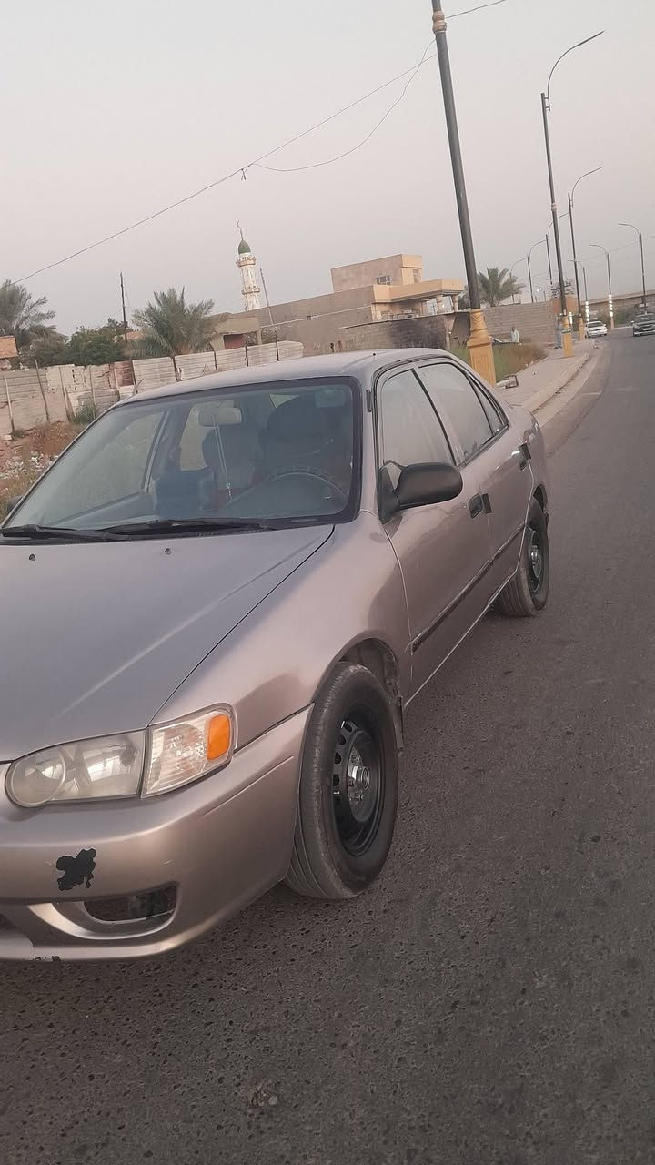 بسم الله الرحمن الرحيم السلام عليكم للبيع كورلا موديل 2000 مصبوغ عام للجمالي شرط السياره مابيه ضربه رقم شمالي انكليزي السنويه لغايت 2028 محرك كير تدفئا تبريد كهربائيات تخم تاير السياره مكفوله المحرك 1800 وارد أمريكي مكان السياره صلاح الدين قضاء الضلوعيه للأستفسار *********** /***********

