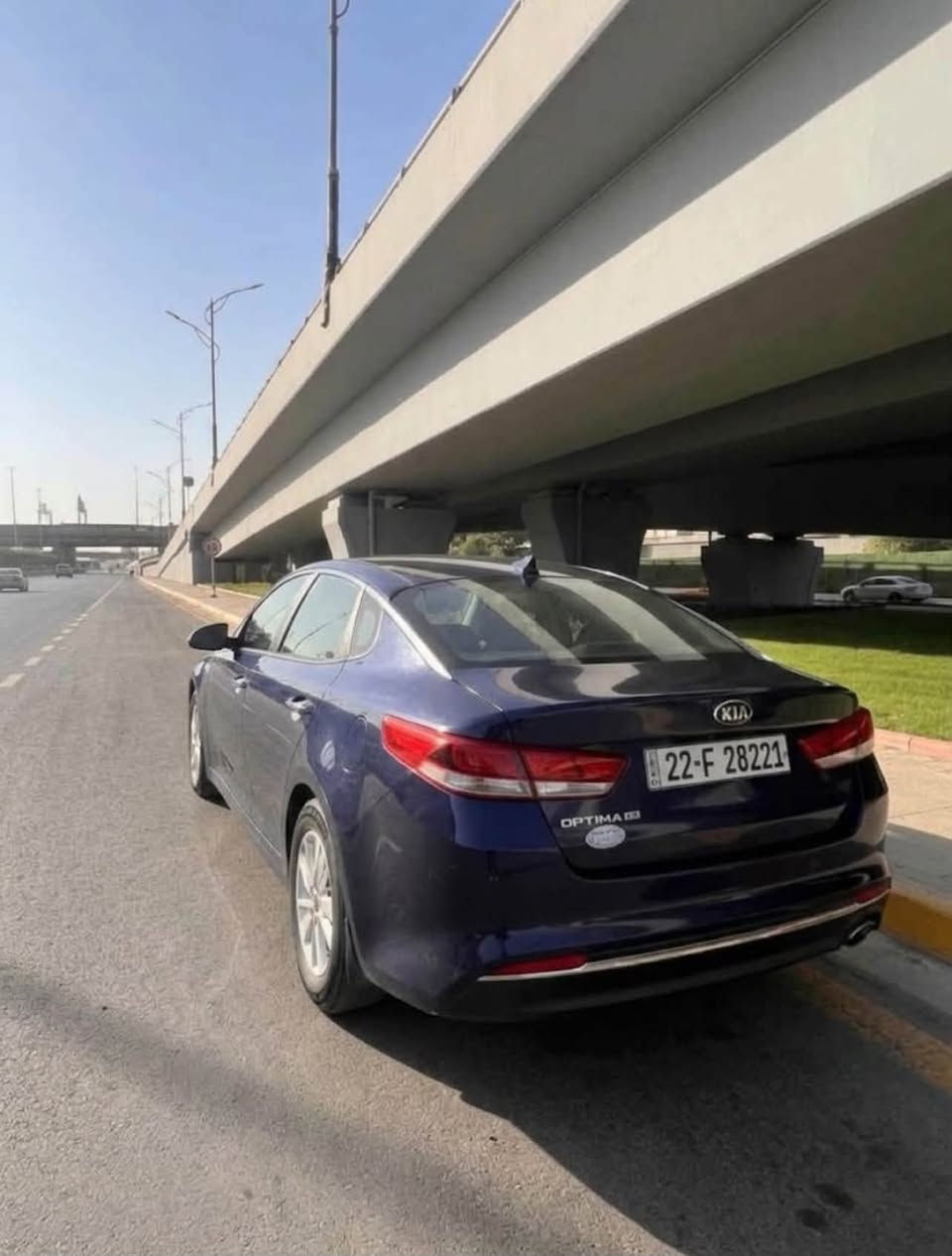 اوبتيما • ٢٠١٧ • حادث خلفي