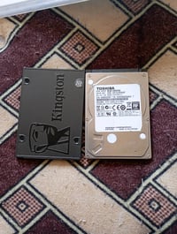 هاردات ssd120جيجابايت   ثاني hhd500جيجابايت  سعر 40الف قفل ممكن تذكرلي...
